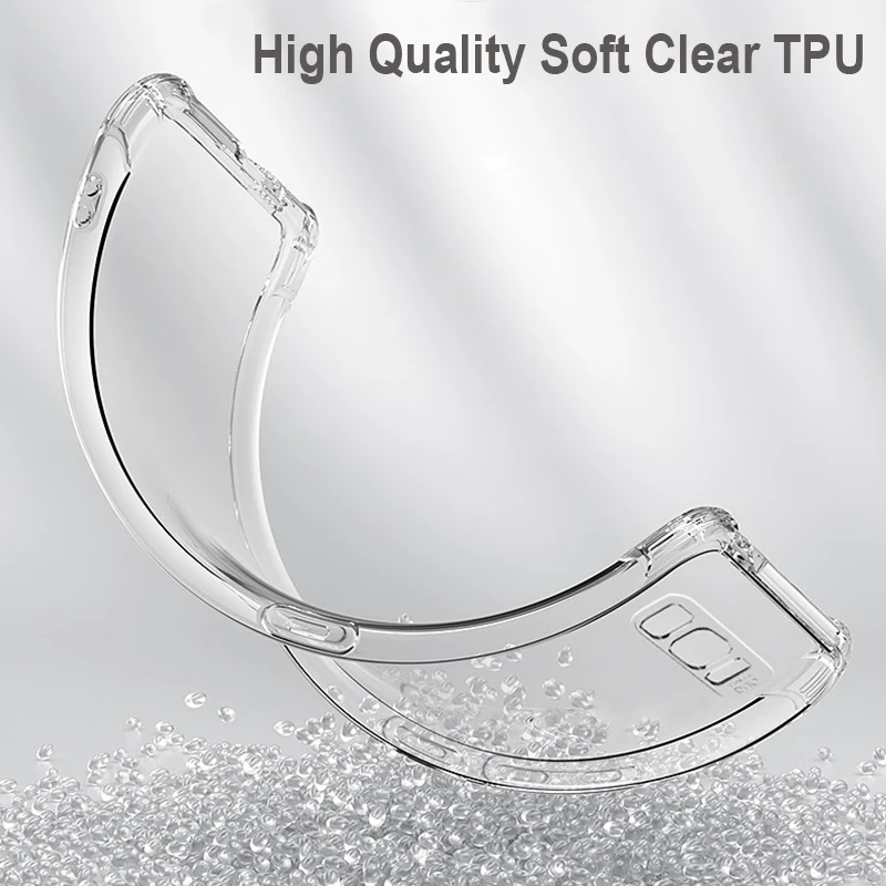 Clear Transparent Soft TPU Case For Samsung Galaxy Note 9 8 S9 S8 Plus S7 Edge J2 Prime J5 Pro J7 2017 A6 A8 2018 Silicone Cover