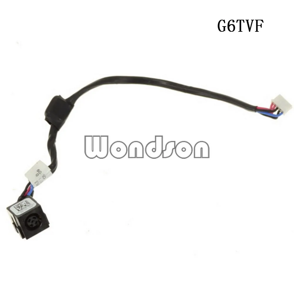 DC Cable For Dell Latitude E6540 DC Power Input Jack with Cable - G6TVF 0G6TVF  w/ 1 Year Warranty