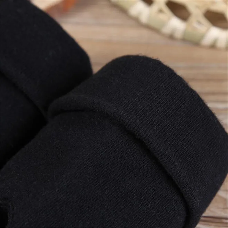 Winter Warm Boy&Girl Pure Cotton Fabric Fingerless Gloves,Stretch Men&Women Half Finger Gloves Extended Sleeve Cuff Mittens