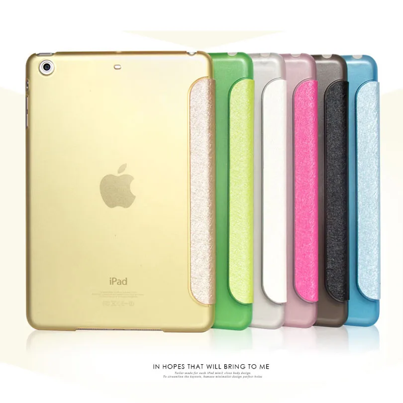 Smart Case For Apple iPad Mini 6 5 4 3 2 1 7.9 inch Fashion Luxury Leather Cover + Clear PC  Matte back Case For iPad mini6 8.3