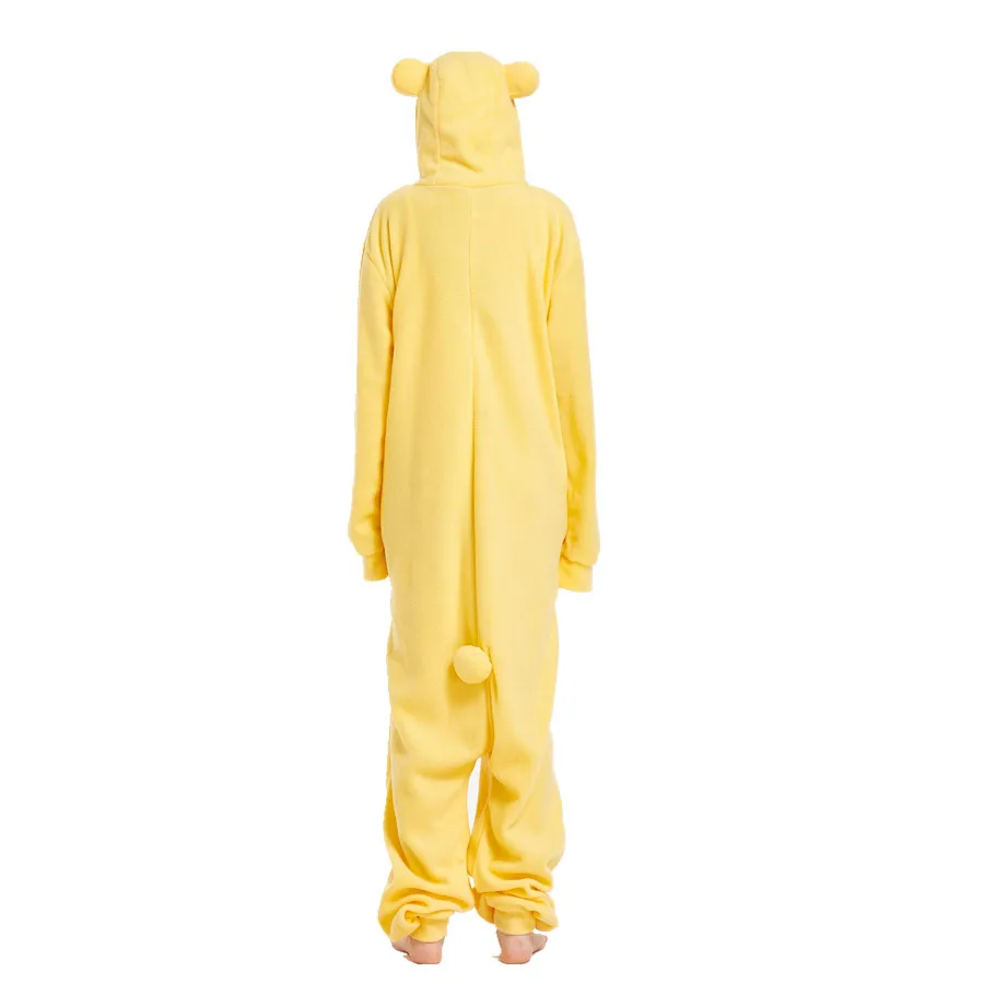 Adults Polar Fleece Rilakkuma Animal Kigurumi Women\'s Men\'s Onesies Pajamas Cosplay Costume for Halloween and Carnival Party