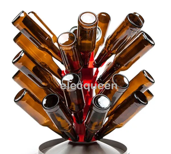 New 27 Seat -Bottle Tree Drainer & Drying Rack For Beer & Wine Bottles Homebrew