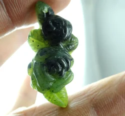 natural stone Turquoises Quartz crystal hand-carved statue of Roses amulet pendant for diy jewelry making necklace Accessories