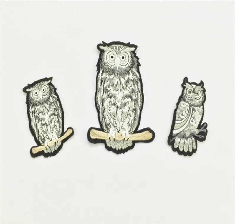 T-shirt Applique Owl Embroidered Cloth Patches Affixed Sew on Embroidery Stickers DIY Patch Clothing Appliqued Badges