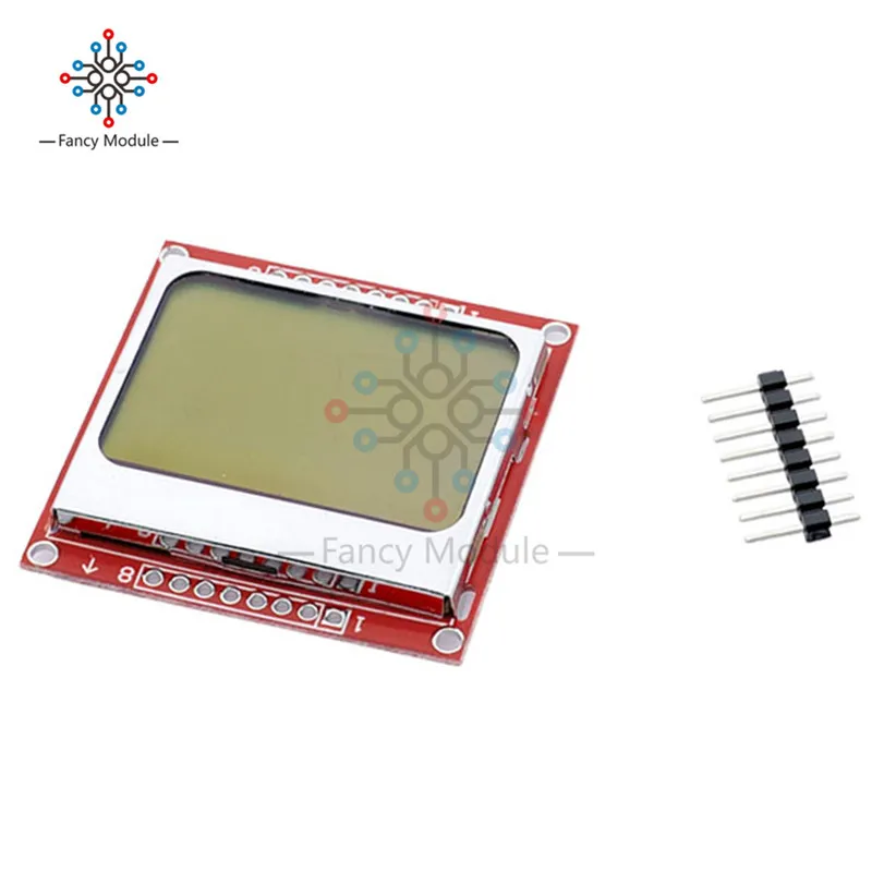 84X48 84*48 LCD Module With Blue Backlight Adapter PCB For Nokia 5110 For Arduino