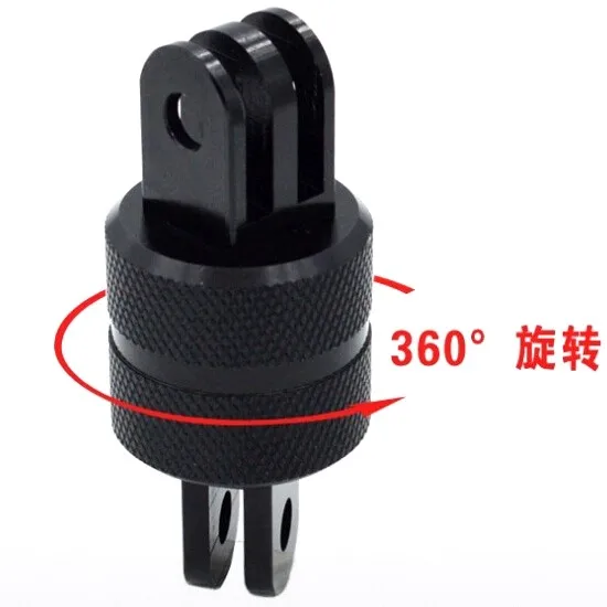 360 graden draaibare roterende metalen statiefadapterconnector voor Gopro Hero 13121109   Xiaomi Yi 4K SJ8/6 Eén X3 X4 Accessoires