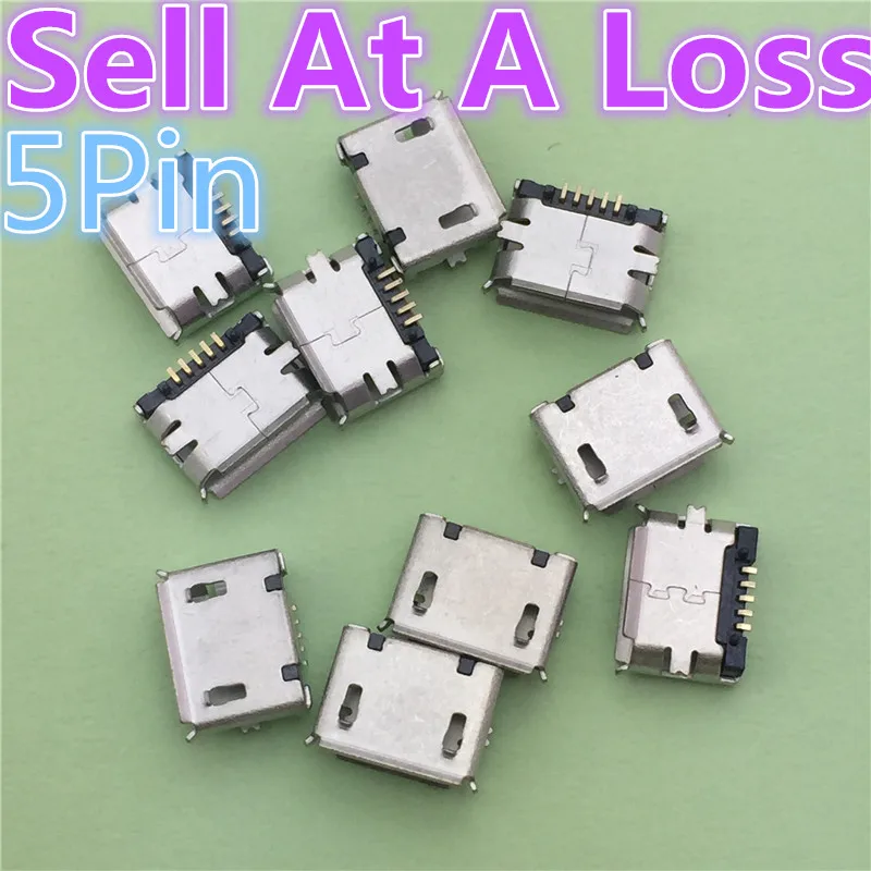 

10pcs G18 Micro USB Type B Female 5Pin SMT Socket Jack Connector Port PCB Board Charging High Quality Sell At A Loss USA Belarus