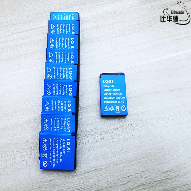 Batería de polímero de iones de litio para reloj inteligente DZ09, batería recargable de 2019 mAh, 3,7 de buena calidad, duradera, LQ-S1
