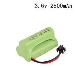 3.6v Battery 2800mah Ni-mh Batteries 3.6v Nimh Battery Pilas 3.6v Recargables battery Pack For Rc Car Toy Tools Model AA battery