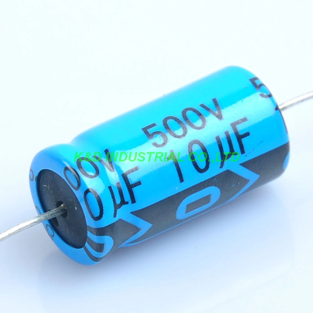 4pcs Axial Electrolytic Capacitor 10uf 500V for Tube Amp DIY