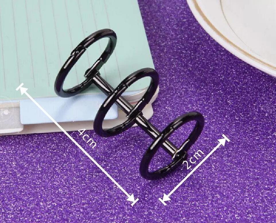 3 Hole Ringen, Paper Collection Clips, Metalen Paperclip. Diy Notebook Metalen Clips Goud Zilver Brons