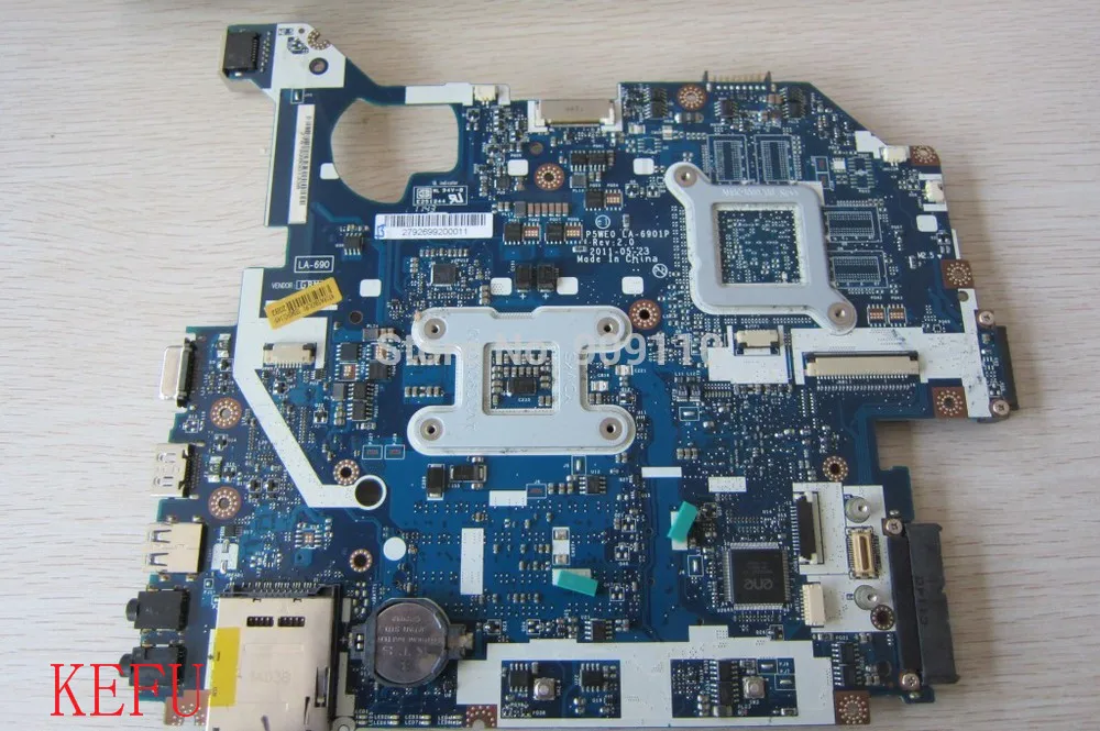 Imagem -02 - Placa-mãe do Portátil para Acer Aspire 5750 Mainboard Testado Completo Mbrgk02003 P5we0 La6901p Mb. 06.003 Rgk