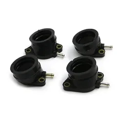 4PC Motorcycle Carburetor Intake Manifold Boot Holder For Yamaha FZS600 FAZER FZS 600 1998 1999 2000 2001 2002 2003 98 99 00 01