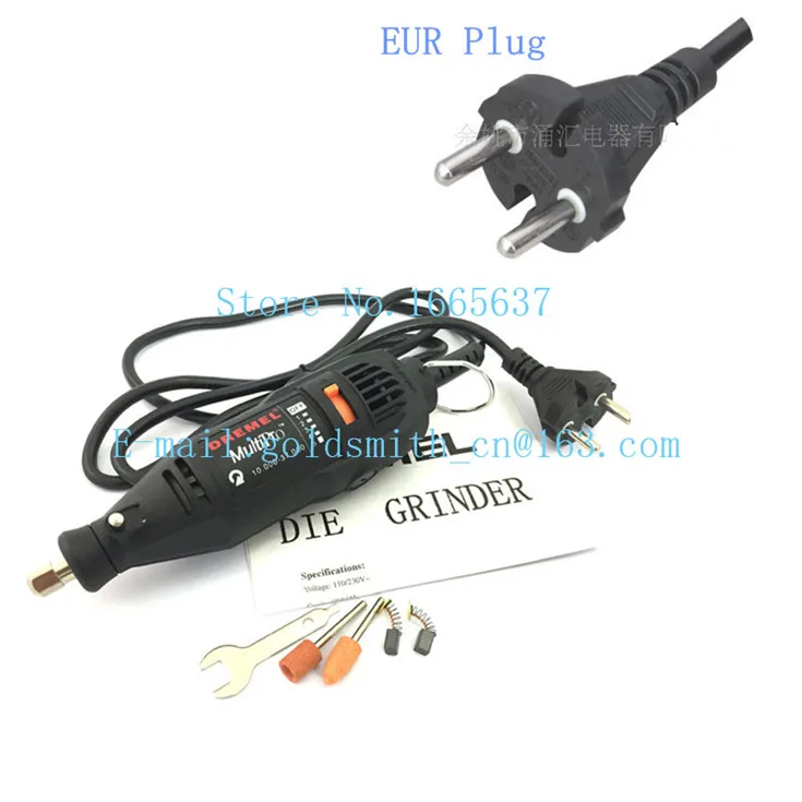 Mini Dremel electric drill grinder kit  jewelry Tools for Rotary Tool Include Chuck Collect Sanding Bands Cutting Discs