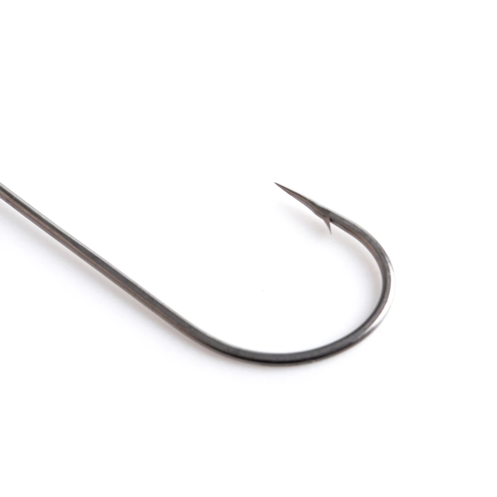 NGB 6PCS Soft Worm Offset Fishing Hook High Carbon Steel 8#-5/0# Crank Fishhooks Silicone Bait Lure Fishing Accessories