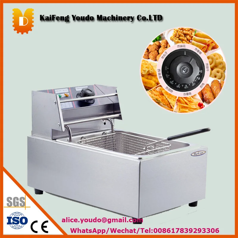 

UDYZ-1 stainless single tank deep fryer/mini fryer machine