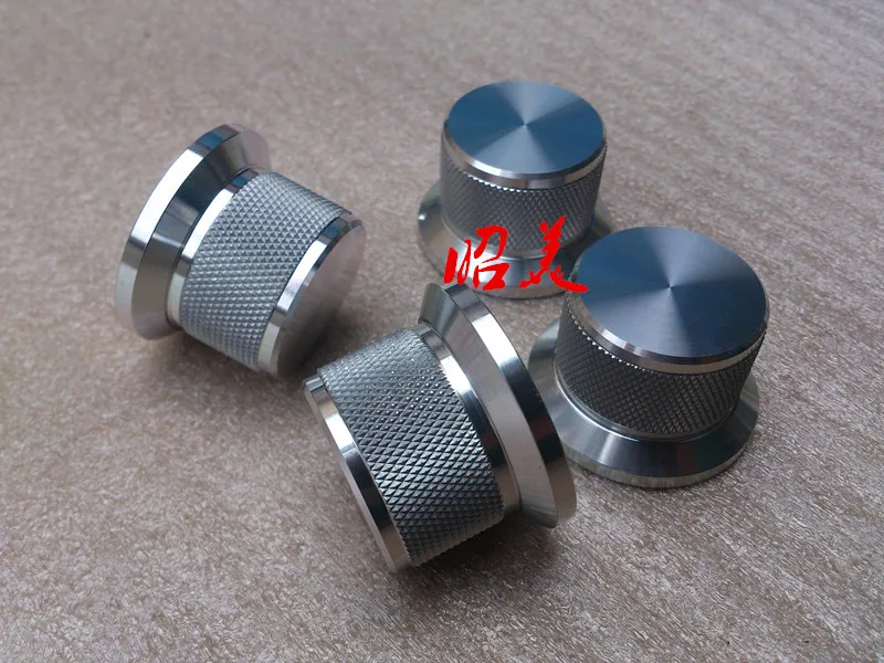 Diameter 38 shank diameter 30 height 25 all aluminum alloy solid volume knob audio power discharge position knob 38X30X25MM-10P