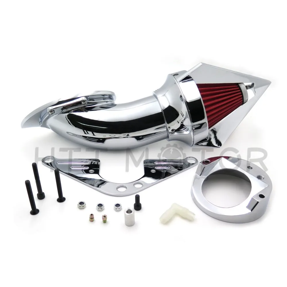 Aftermarket Motorcycle Parts Cone Spike Air Cleaner For Yamaha RoadStar 1600 XV1600A 1700 XV1700 1999-2012 Chrome