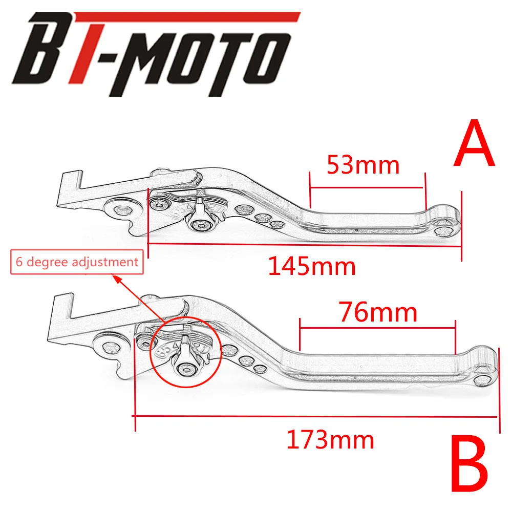 For Kawasaki Ninja400 2018-2022 Ninja125 Ninja250 Ninja300 Ninja 125 250 300 400 250R 300R EX250 Long/Short Brake Clutch Levers