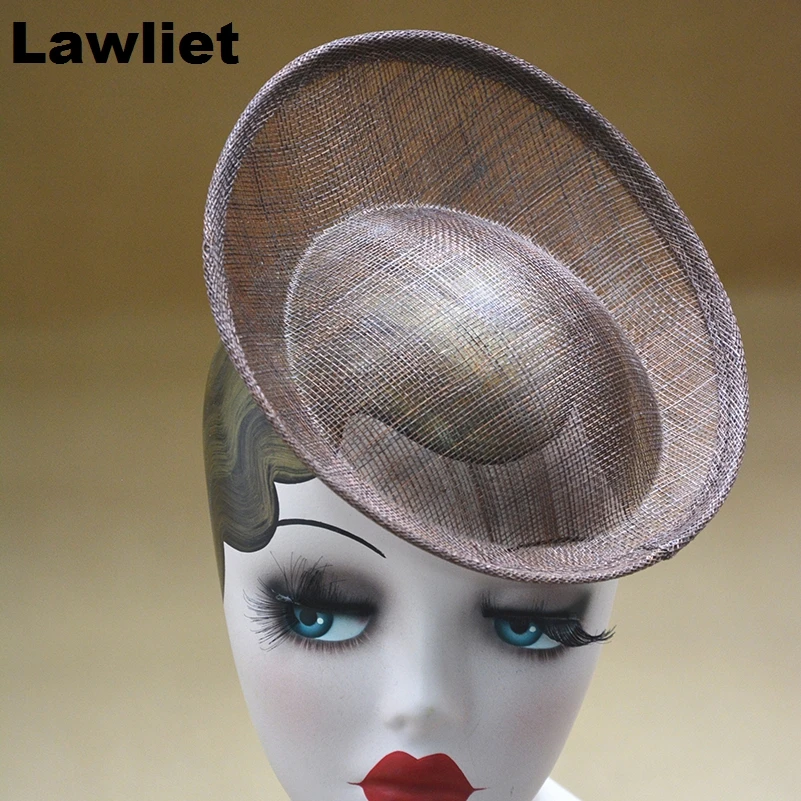 Lawliet 20cm Round Saucer sinamay Inspired Percher Hat fascinator Millinery Base B063