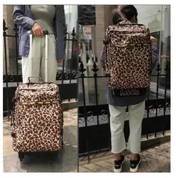 wheeled suitcase women travel trolley backpack luggage bags travel Backpack bags Rolling luggage suitcase  travel bag on wheels