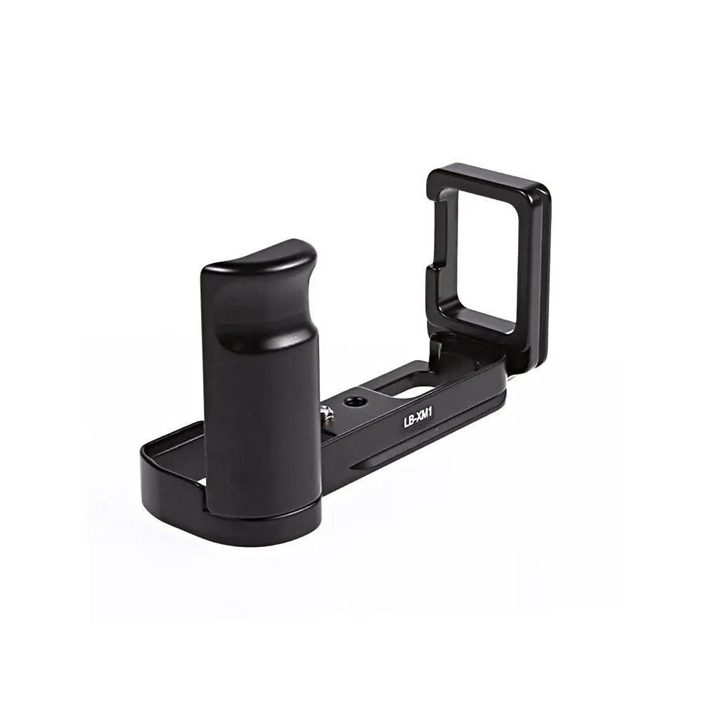 Quick Release QR LB-XM1 black metal L-Placa Aperto de Mão Suporte Para Câmera Fujifilm XM1