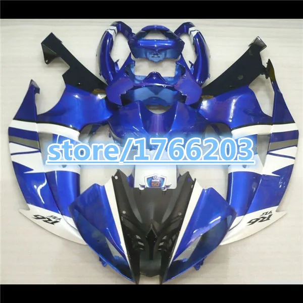 

Сине-белый обтекатель для Φ 08-11 YZF R6 08 09 10 11 YZF 600 R6 2008 2009 2010 2011 комплекты обтекателей Ning