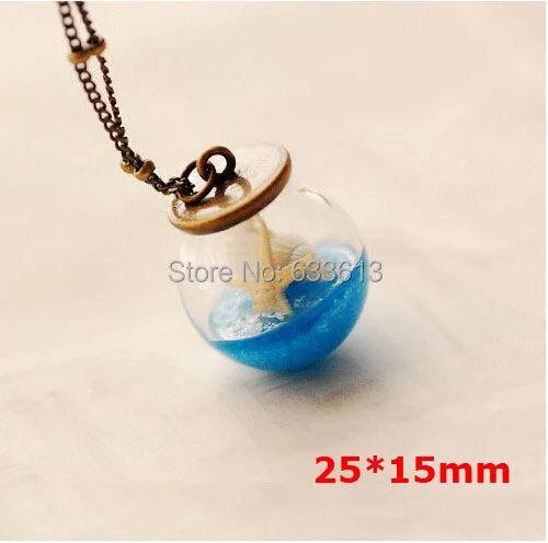 NEW Exclusive lowest price Hot 25*15mm DIY clear Glass Ball Dome Cover Vial This price is the price of two products