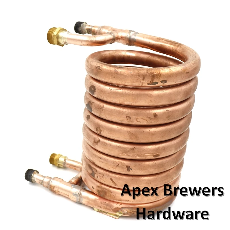 Copper Counterflow Wort Chiller, Heat Exchanger, Brewing Equipment, Wort Chiller