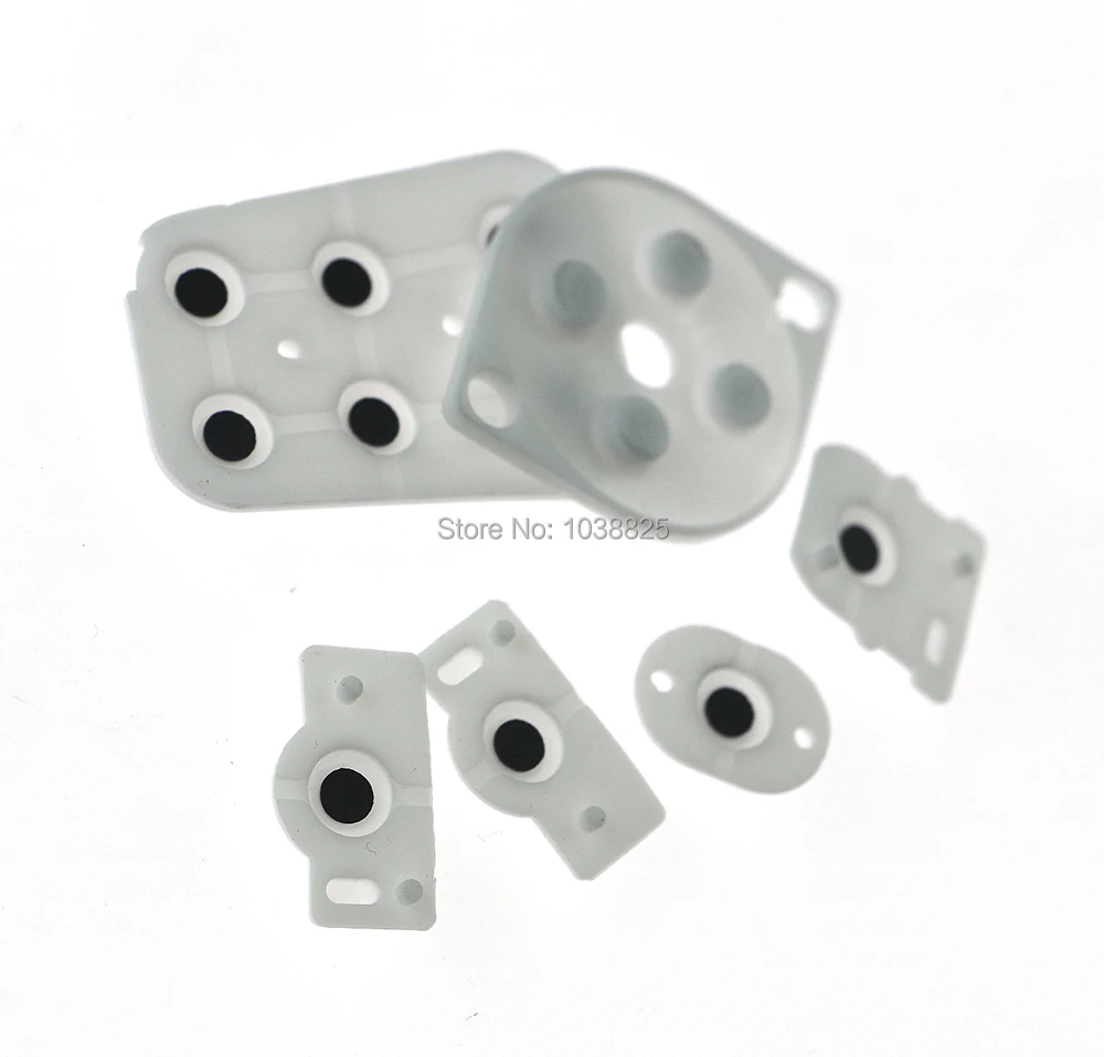 100 مجموعات/وحدة استبدال السيليكون المطاط الوسادة X Y D سادة أزرار لنينتندو N64 تحكم الفرح سادة موصل زر