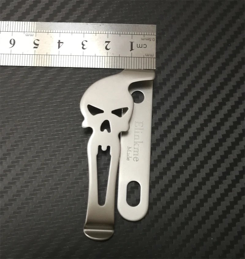 29mm * 68mm doskonała jakość metalowy pasek sprężynowy kabura osłona tytanizujący klip kydex klipsy kabury (szary kolor)