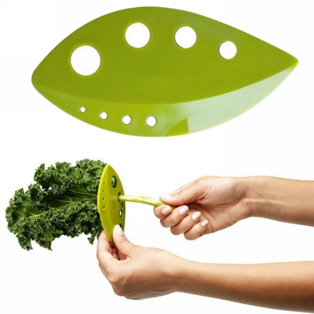 1 x Herb Leaf Remover Greens Stripper Tool Rosemary Stripping Kitchenware Green