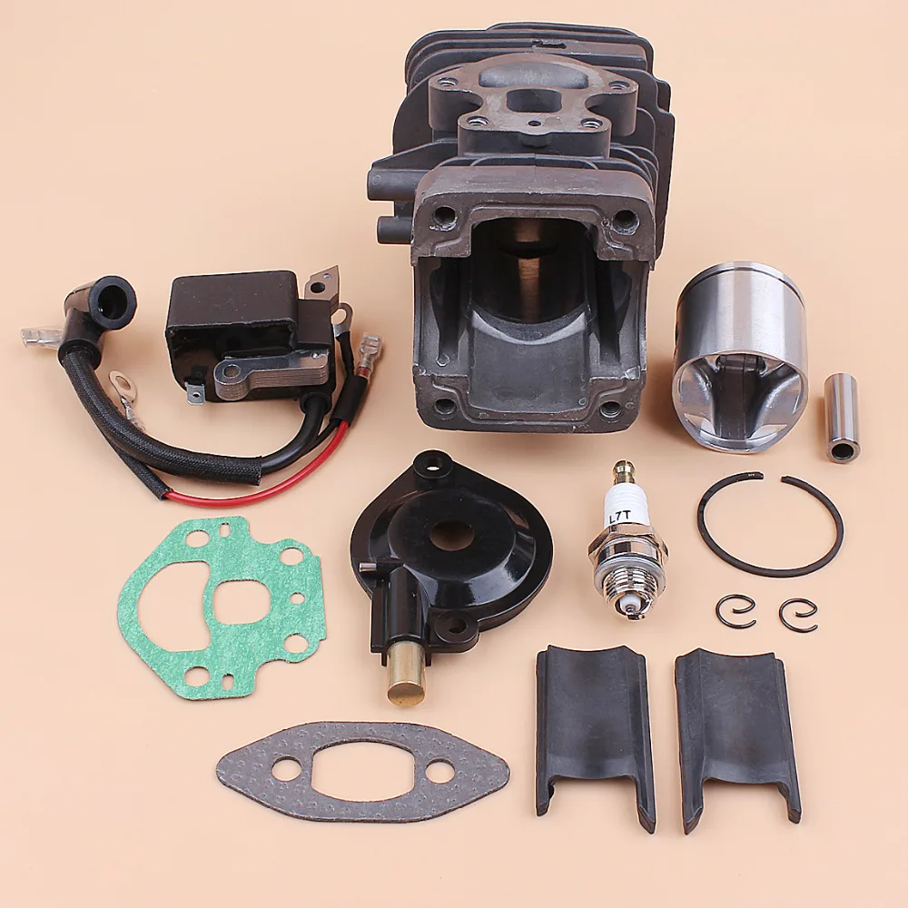 39 مللي متر اسطوانة مكبس ملف الإشعال مجموعة مضخة الزيت, لـ HUSQVARNA 236 240 235 بالمنشار المحرك إعادة بناء قطع الغيار #545 05 04 17