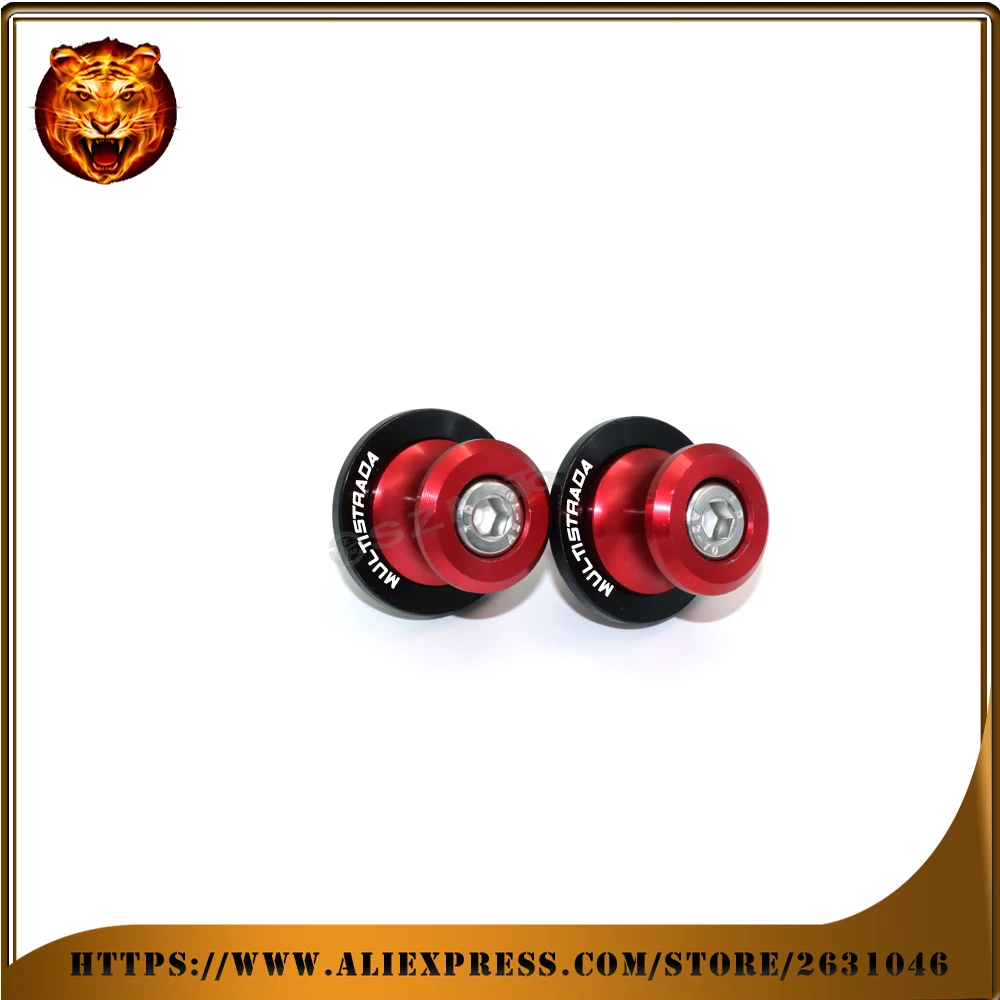 

Мотоциклетные алюминиевые катушки с подставкой для слайдеров винт M8 (0,315 дюйма) для DUCATI Multistrada 950 2017-2018 с логотипом