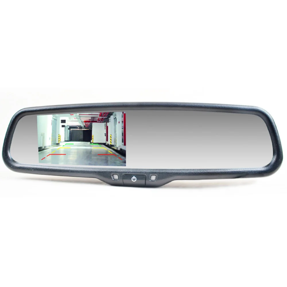 4.3' Inch Parking Rearview Mirror Monitor Car Mounting Bracket And Anti Dazzing Rear View Monitor For Nissan For Ford