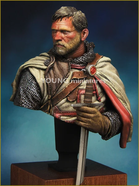 X-107 TEMPLAR KNIGHT Miniature bust Unassembled kit