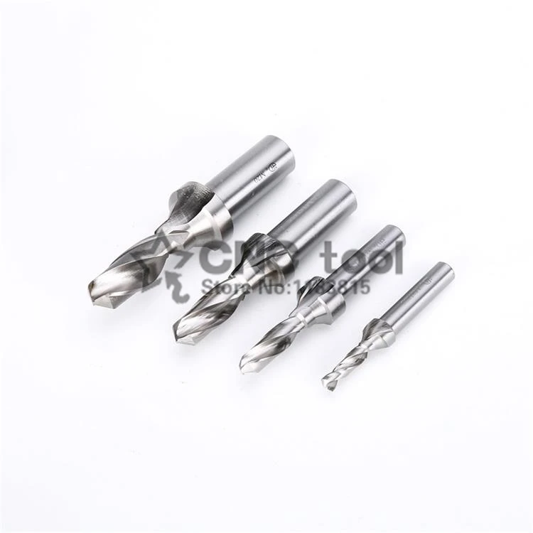 M6=5.0x17-6.2x6mm' 2pcs HSS-M2 Tap Chamfering drill Center drill-C use M6 Tap Drill, chamfer, one time good Processing: steel