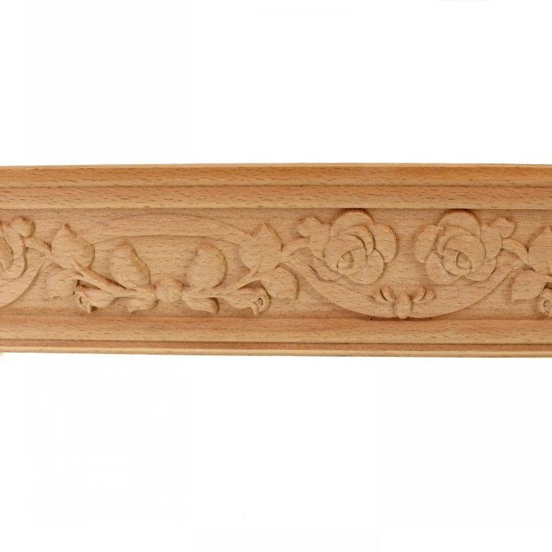 RUNBAZEF New Woodcarving Decal Wood Engrave Onlay Applique Craft Vintage Home Decor Wedding Decoration Accessories Elegant Gifts