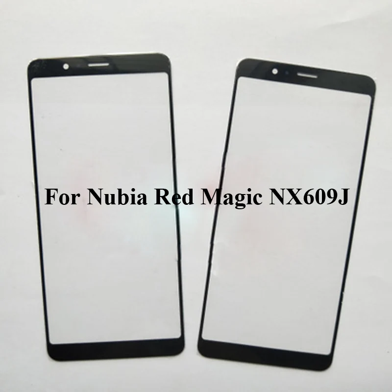 For ZTE Nubia Red Magic NX609j front lcd Glass Lens touchscreen Touch screen For ZTE Nubia RedMagic NX609J Cover without flex