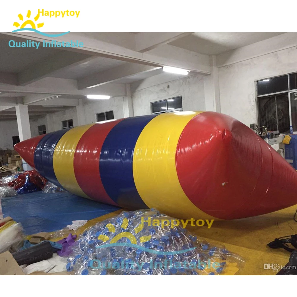 Lake Sport Games PVC Inflatable Catapult Water Sports The Blob For Sale