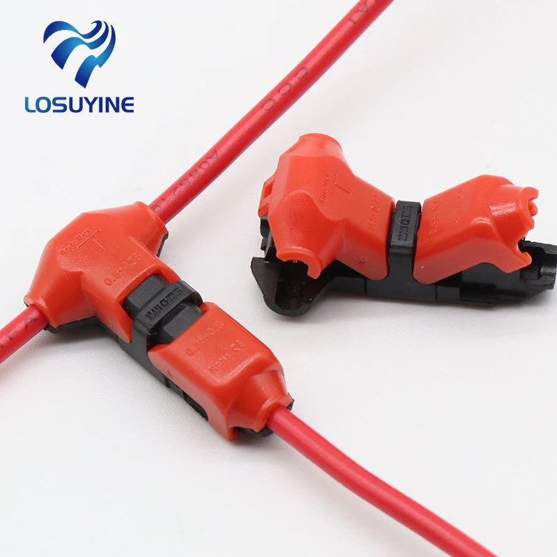 

5pcs Scotch Lock Quick Splice Wire Connectors Terminals Crimp Electrical Car Audio 24-18AWG AC/DC 300V 10A Wire Set