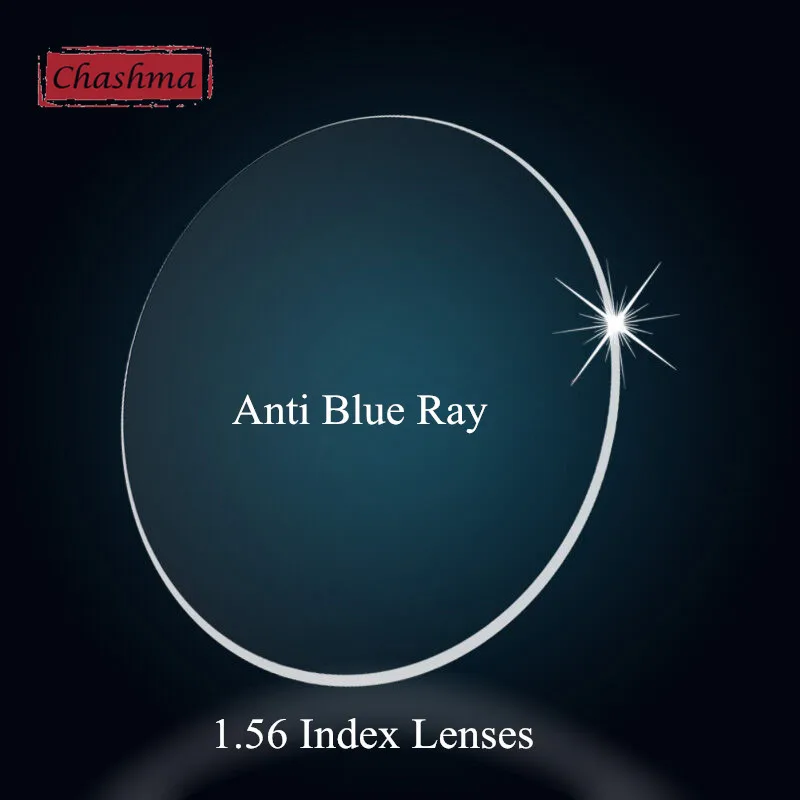 

Chashma 1.56 Index Clear Prescription Lenses Radiation Lens Anti Blue Ray Recipe Optical Lenses for Eyes