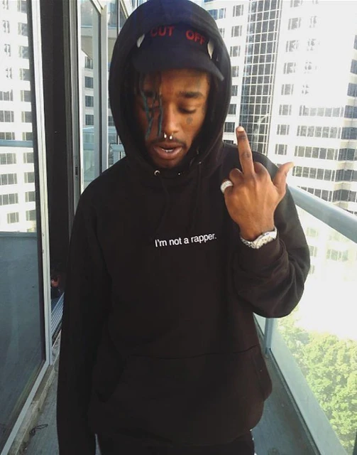 Sugarbaby I m Not A Rapper Hoodie 21 Savage Long Sleeve Hoodie Hipster Casual Tops High Quality Fashion Tops Drop Ship Hoodies Sweatshirts AliExpress