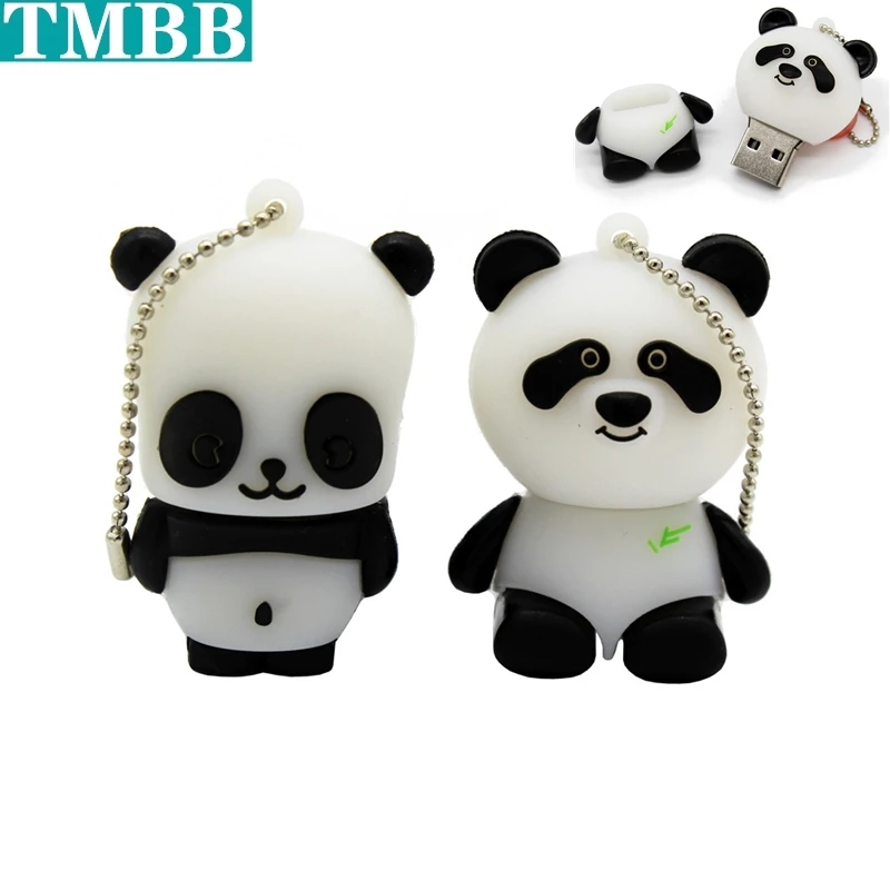 New fashion USB Flash Drive 512G 256G 64GB 32GB 16G 8G 4G 128GB cartoon Panda Pen drive flash Memory Bear lovely U Disk pendrive