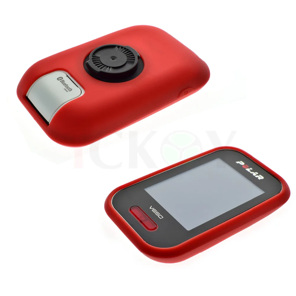 Açık Bisiklet Yol/Dağ Bisikleti Aksesuarları Kauçuk için Kırmızı Kılıf Bisiklet Eğitim GPS Polar V650