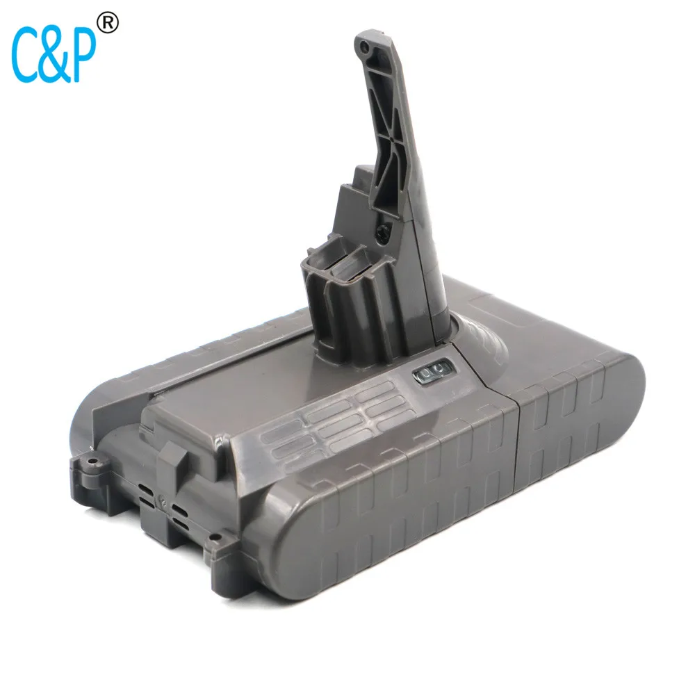 C & P New 3000MAh 21.6Vชาร์จLi-IonสำหรับDyson Absolute & V8สัตว์เครื่องดูดฝุ่นสัตว์967834-02 64.8Wh 21.6V
