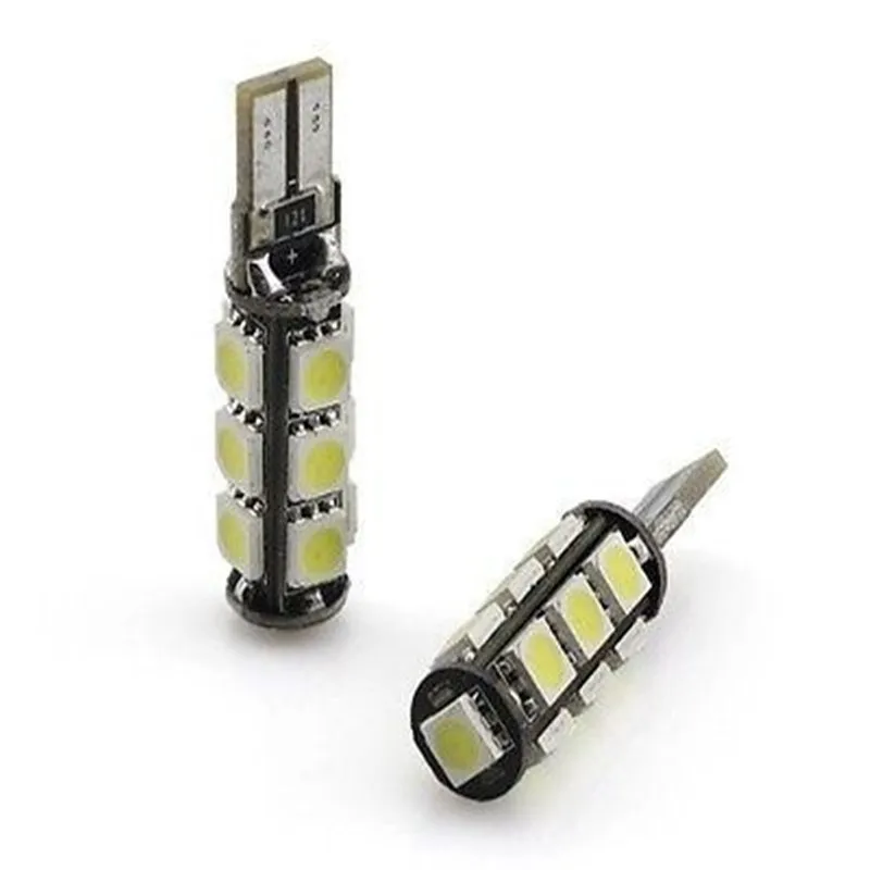 Free shipping On Sale! 10 pcs LED 13 SMD W5W CANBUS OPTIK Standlicht T10 for Alfa Romeo Fiat BMW Audi !