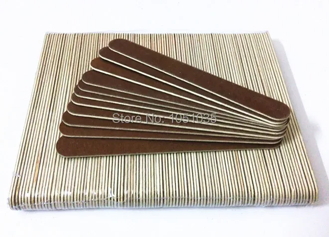 

300 PCS Mini Wood Nail Files Wood Files Manicure and natural nail file 180/180