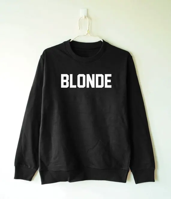 Sugarbaby Blonde Sweatshirt Unisex slogan women top cute womens gift to her teen jumper funny slogan crew neck for teen dropship