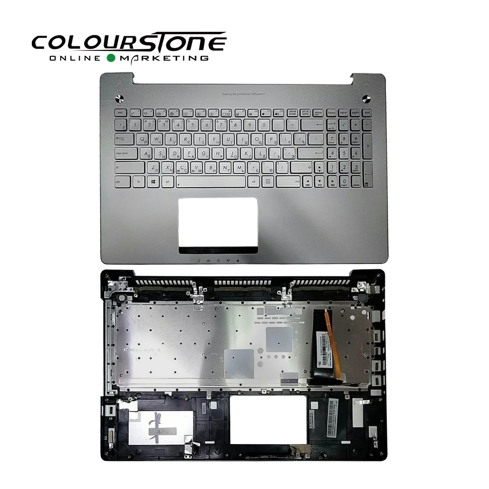 

N550 Laptop Palmrest Case for Asus N550JV N550JK N550JA RU Layout Backlit Keyboard With C Cover Without Touchpad